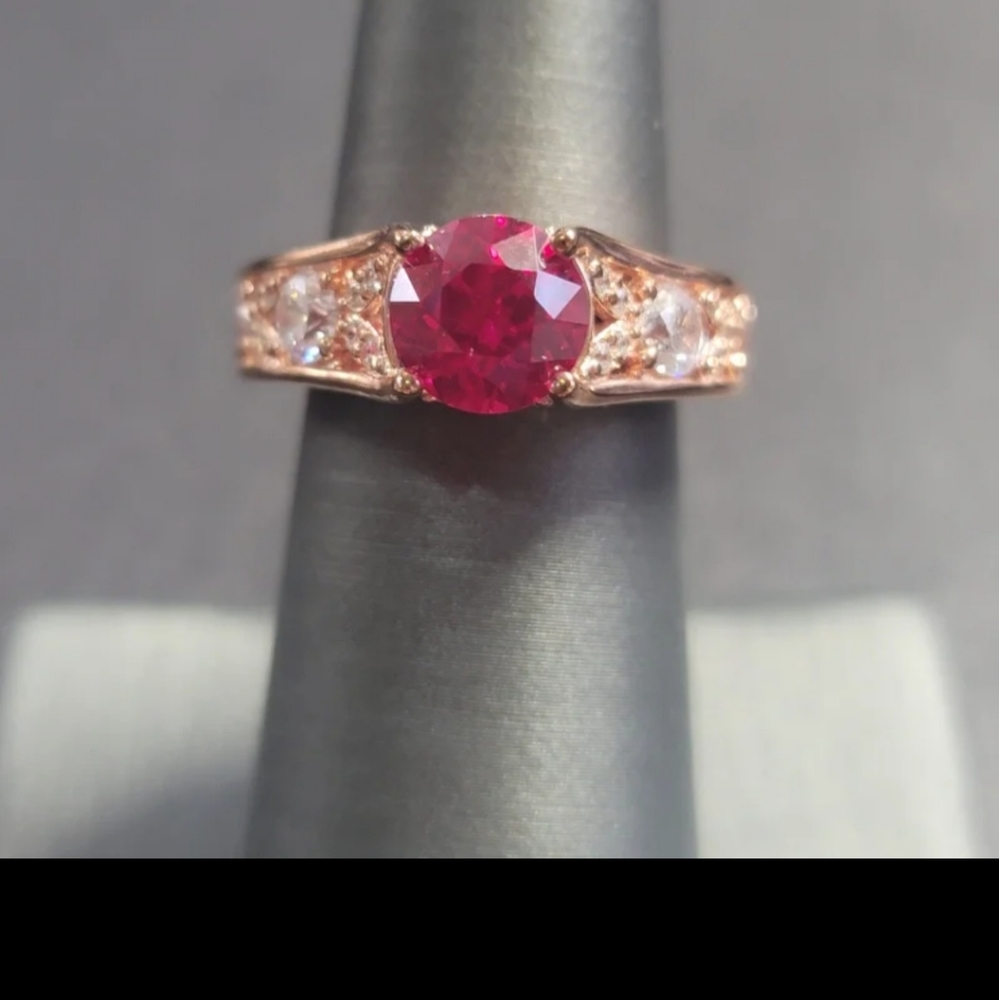 R83 Ruby And Diamond "Ruby Garden" Ring By Remy R… - image 1